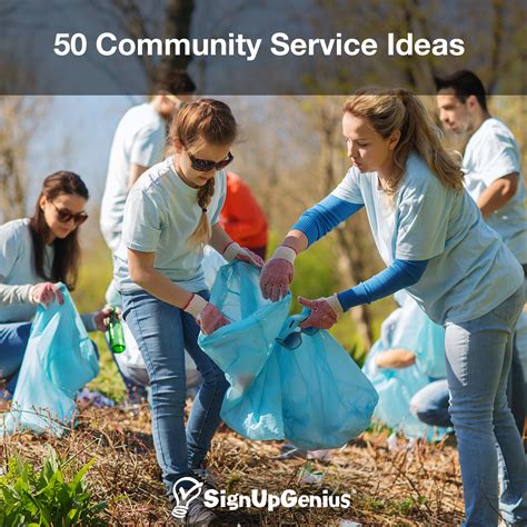 community service ideas