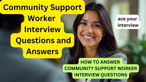 community support worker interview questions and answers pdf