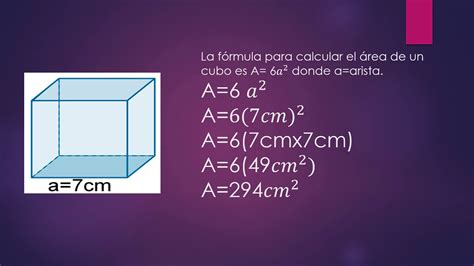 Calculen el area total de un cubo de 1 cm de arista. Brainly.lat