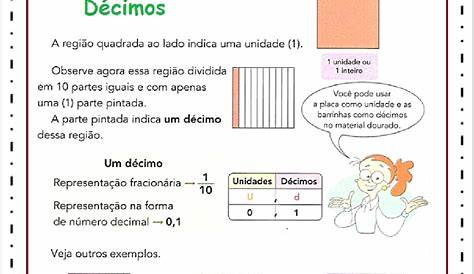 Escola Saber: Atividades números decimais ensino fundamental