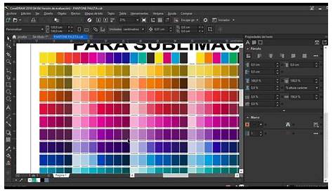 Como Imprimir Paleta De Colores En Corel