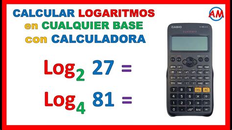 Calculo de logaritmos (calculadora) YouTube