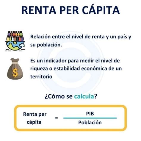 Renta per cápita Qué es, definición y concepto 2022 Economipedia