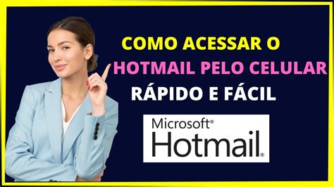 como acessar o hotmail pelo celular