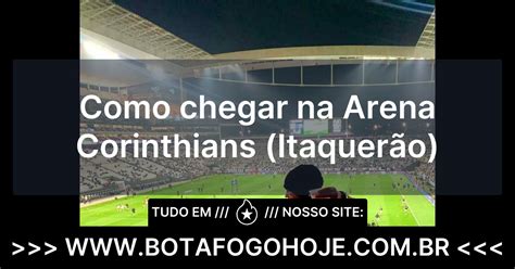 como chegar na arena corinthians