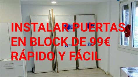 Como Colocar Puertas En Block