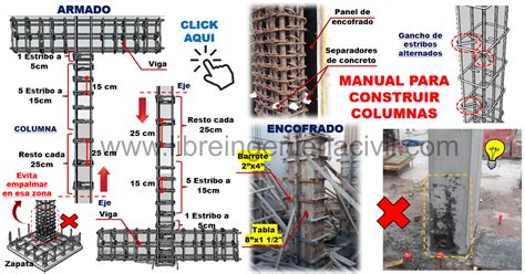 Como Construir Columnas De Concreto