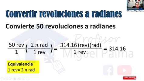 Convertir Revoluciones A Radianes rowrich