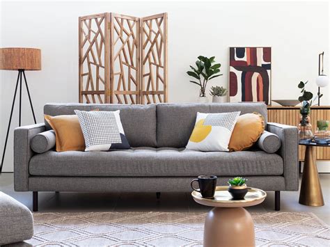 Como Decorar Un Sofa Gris