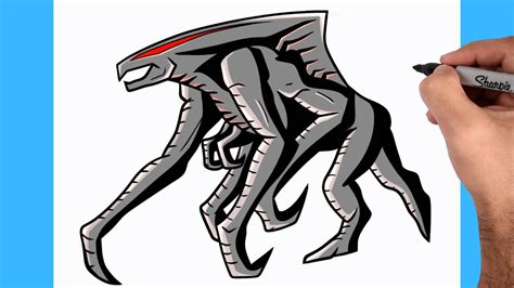 Amazing drawing of Male Muto Speed Art Concept Art Godzilla 2014