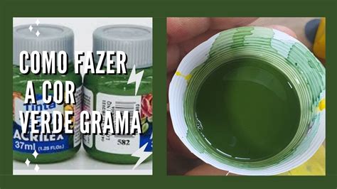 Como Fazer A Cor Verde Grama