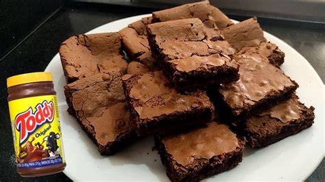 como fazer brownie com toddy