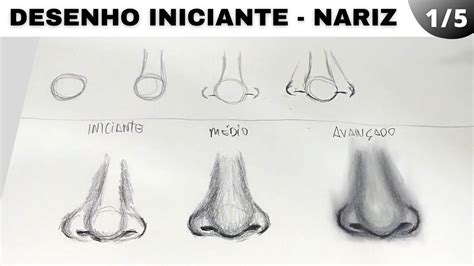 Como fazer desenho de nariz em 7 passos YouTube