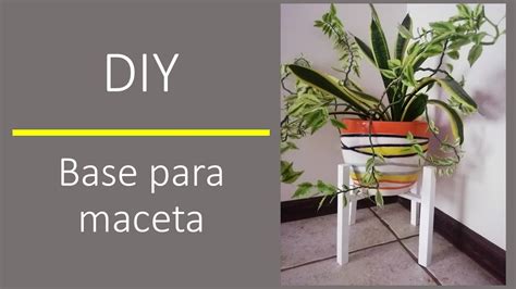 Como Hacer Base Para Maceta