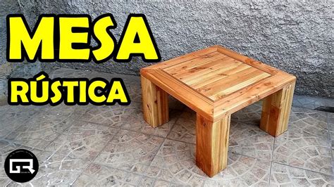 Como Hacer Mesa Ratona De Madera