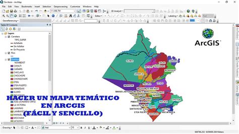 Curso de ArcGIS 10.3.1 Clase Nº 11 Hacer un mapa Temático (FÁCIL Y
