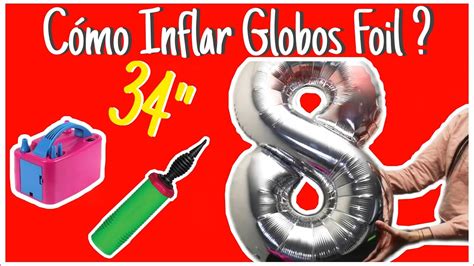 Como Inflar un globo Metalico con un Popote YouTube