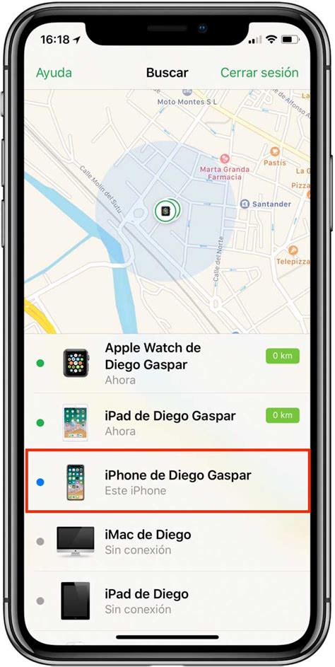 como localizar mi iphone si esta apagado