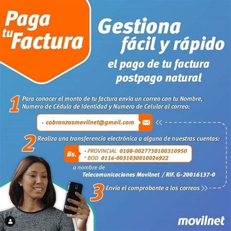 como pagar movilnet pospago