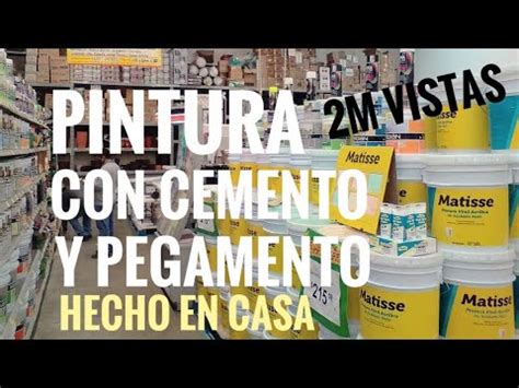 Como Pintar Con Cemento Blanco