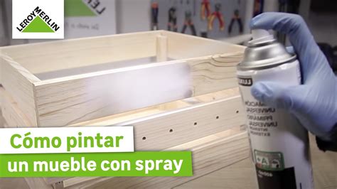 Como Pintar Mueble Con Spray