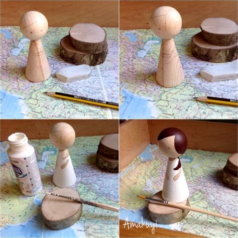 Como Pintar Peg Dolls