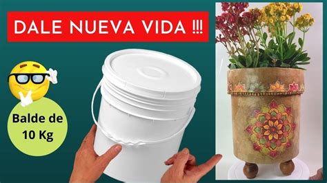 Como Pintar Un Macetero De Plastico