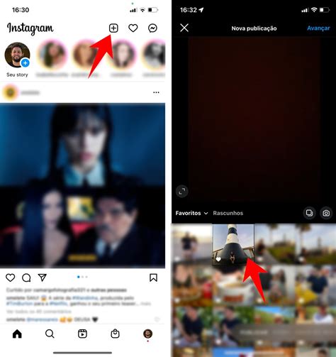 como postar foto no instagram
