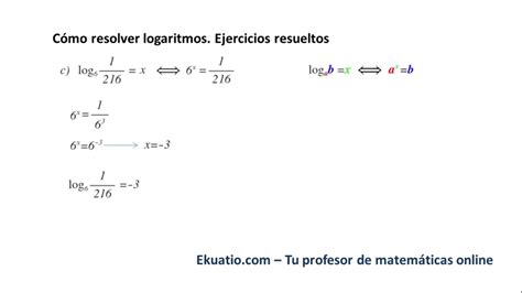 Como Resolver Logaritmos