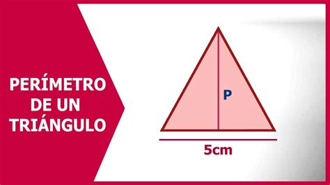 PERÍMETRO DE UN TRIÁNGULO Como sacar el PERÍMETRO de un TRIÁNGULO