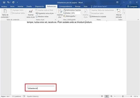 ¿Cómo Colocar El Pie De Página En Un Documento?