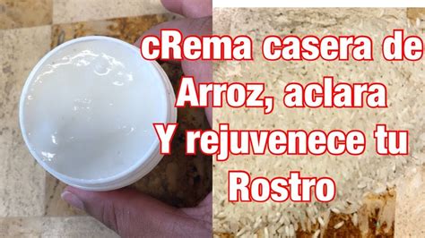 como se hace la crema de arroz