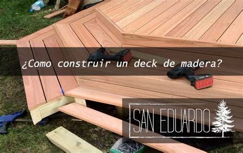 Como Se Hace Un Deck De Madera