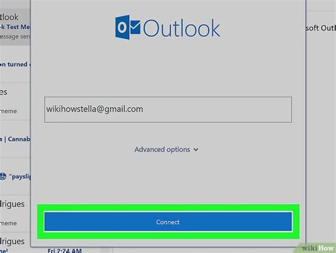 como sincronizar o outlook com o gmail