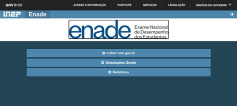 como ver resultado do enade