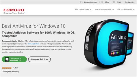 comodo antivirus windows 10 review