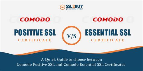 comodo essential ssl vs positive ssl