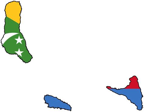 comoros map flag