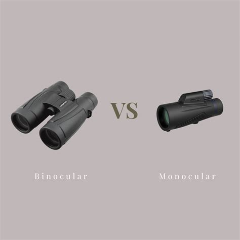 Compact Binoculars Vs Monocular