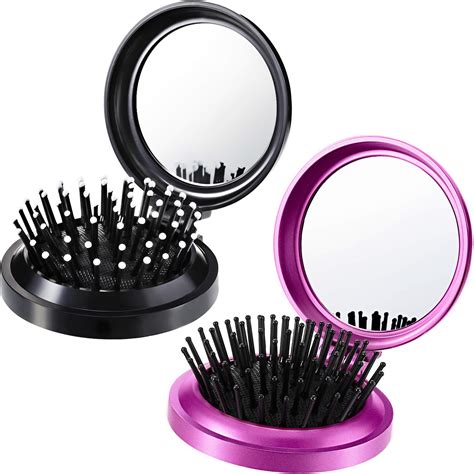 compact brush mirror