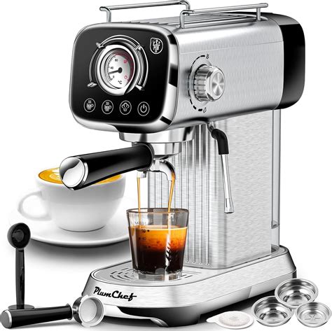 Compact Espresso Machine With Steam Wand