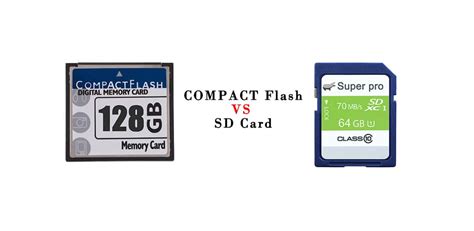 Compact Flash Vs Sd Card Reliability