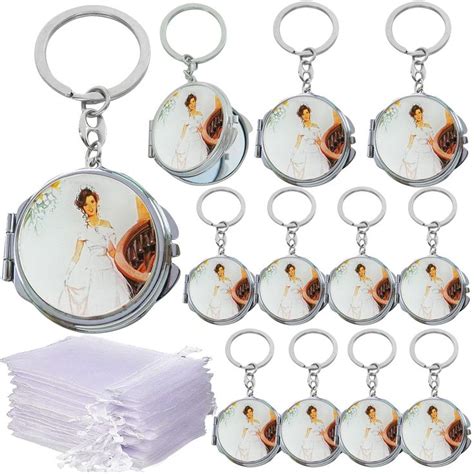 Compact Mirror Keychain Favors