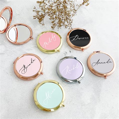 Compact Mirror With Name