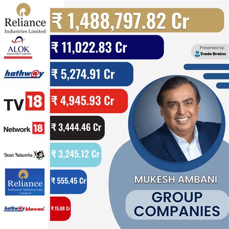 companies owned by ambani