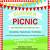 company picnic flyer template free