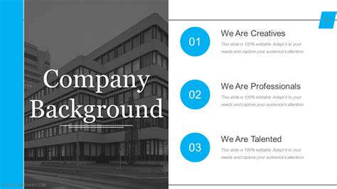 company introduction presentation template free