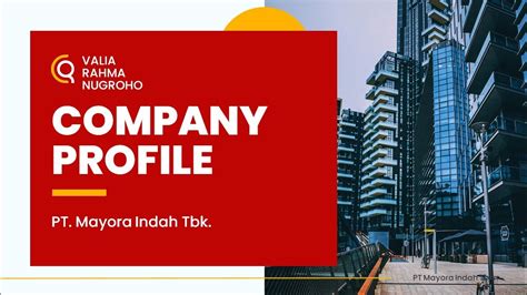 company profile pt mayora indah tbk