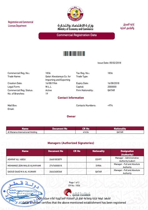 company register in qatar