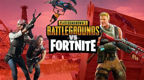 comparability FORTNITE VS PUBG